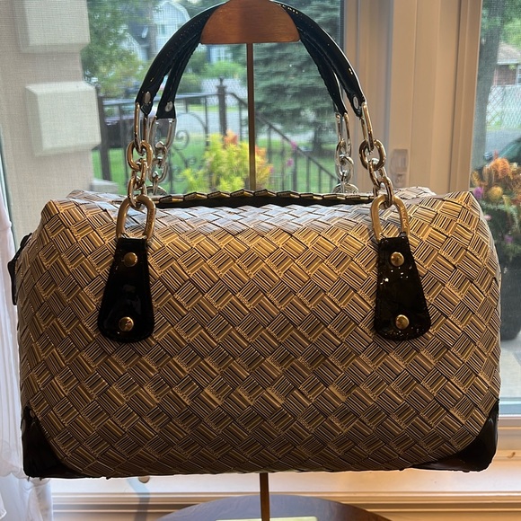 LOW START!!!!  EUC!! Barcode satchel bag. - Picture 1 of 8